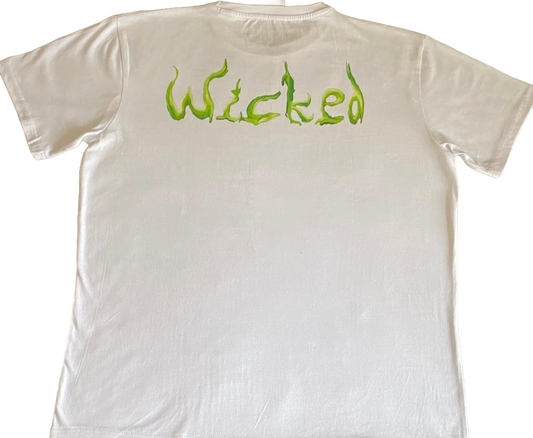 "WE'RE ALL MAD HERE" TEE (WHITE)