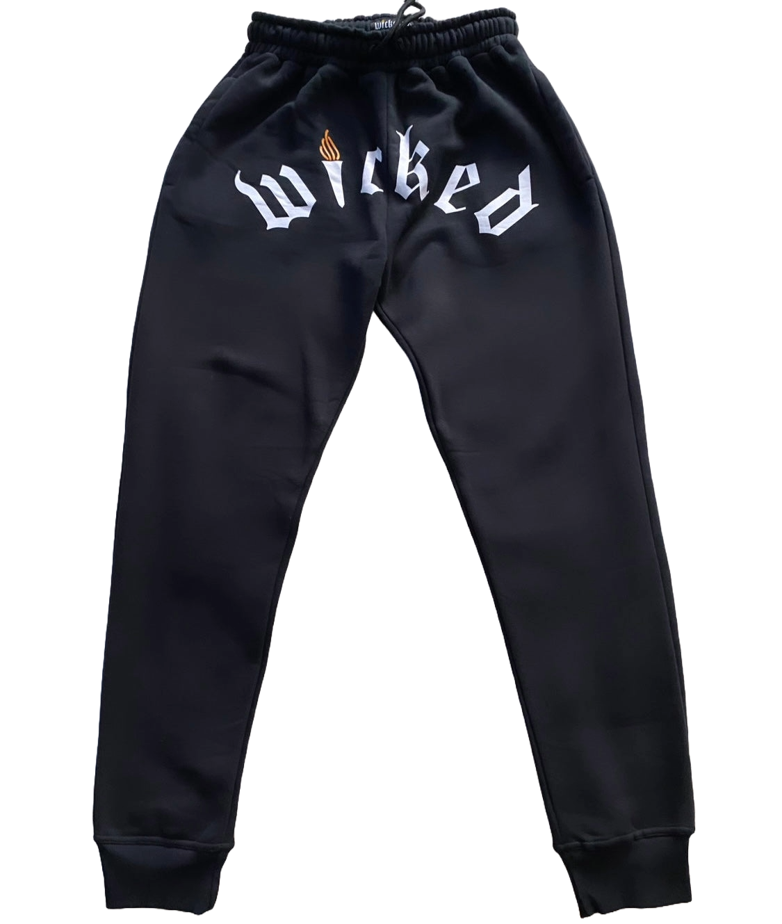 WICKED PRINT SWEATPANTS (BLACK)