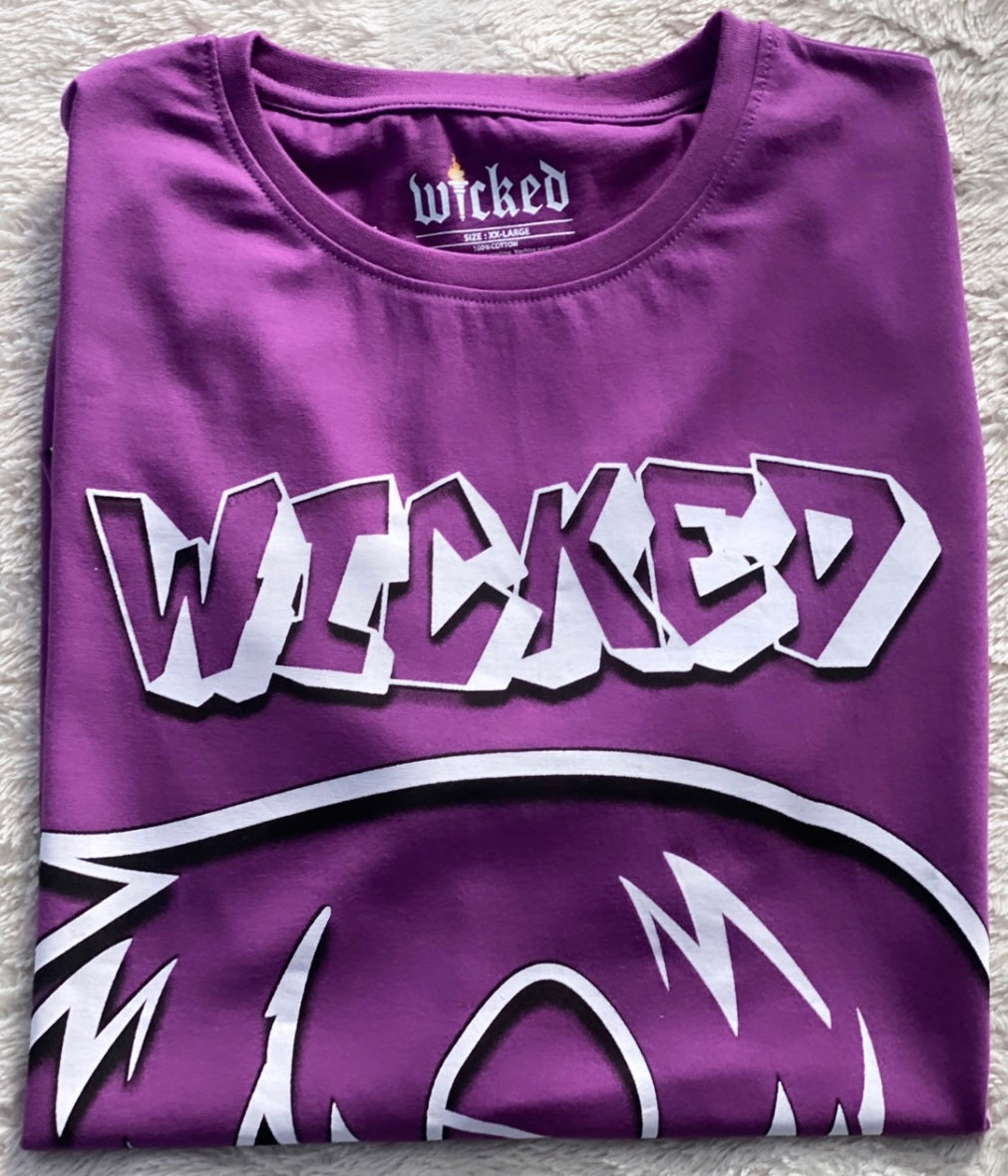 GRAFFITI ANIME WICKED TEE (PURPLE)