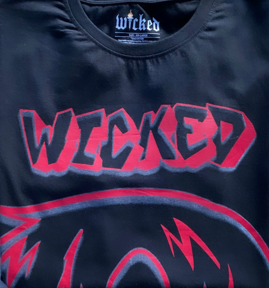 GRAFFITI ANIME WICKED TEE (BLACK)